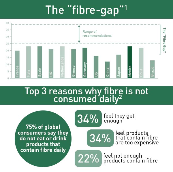 Gut health fibre gap