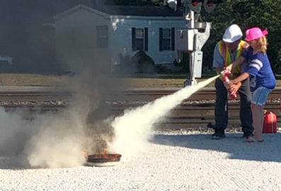 Fire extinguisher training