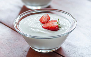 tapioca starch in yoghurt